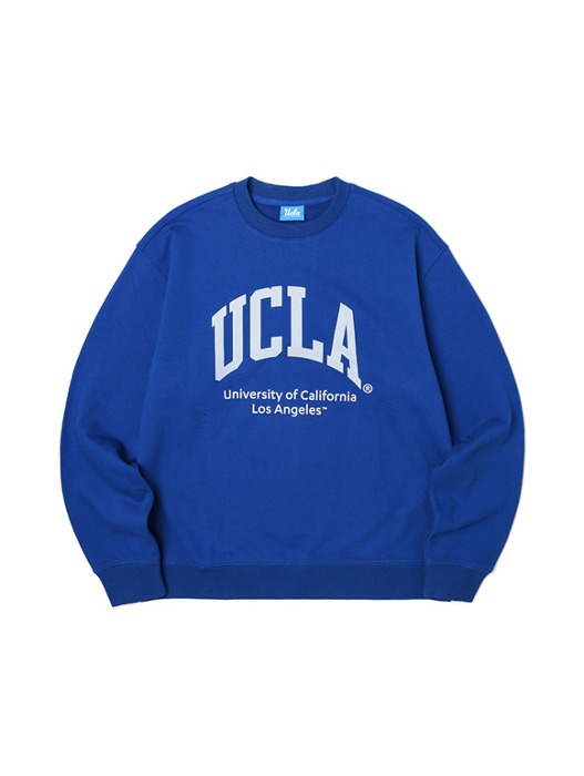 남여공용 UCLA 로고 베이직 크루넥 쮸리 맨투맨[C-BLUE](UZ9LT8A_46)